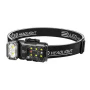 Rotatable Keychain Flashlight Sensor Headlight Type-C Rechargeable Work4485