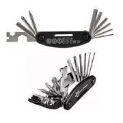 ROCKBROS Bicycle Repair Tools Bike Pocket Multi Function Folding Tool 16 in 1