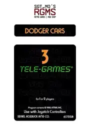 Atari 2600/Sears Tele-Games Replacement Label - Dodger Cars