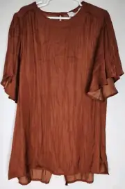 Witchery Silky Flutter Top size 4. Open Back. New With Tags.
