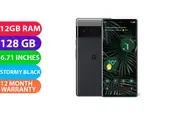 Google Pixel 6 Pro 5G (128GB, Stormy Black) Australian stock - Refurbished (Excellent)