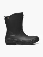 Bogs Boots Amanda Plush II Zip Women's Casual Waterproof Boots BLACK Size US 10/EU 41