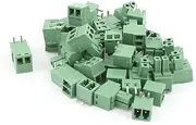 Oiyagai 3.81mm Pitch Right Angle PCB Pluggable Terminal Block Connectors (02P x 20 Set)