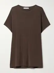 [The Row] The Row - Kota Jersey T-shirt - Brown - x small x small Brown