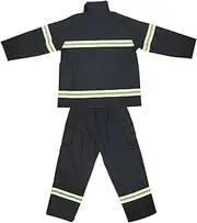 [Generic] Flame Resistant Shirt, Flame Retardant Clothing Fireproof Heatproof Firemen Protective Reflective Coat Trousers Fire Resistant Clothing Reflective Jacket Fire Resistant Shirts