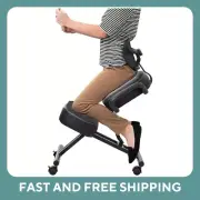 Ergonomic Kneeling Home Office Desk Chair with Back Support, Adjustable Stool