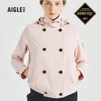 在飛比找momo購物網優惠-【AIGLE】女 防水短版風衣 OFLOPEN(AG-1A2