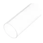 6" Clear Plastic Rigid Pipe 61mm x 65mm(2 3/8" x 2 9/16") Acrylic Tube Round