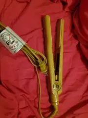 ISO Turbo Pro Ceramic Tourmaline Ionic Hair Straightener - Gold