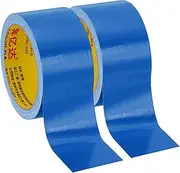uxcell 2"x0.01" Bookbinding Tape, 22 Yard Total 2 Roll Cloth Bookbinding Repair Tape Book Binding Tape Self Adhesive for Repairing Old Books, Blue