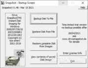 Drive Snapshot - Disk Imaging for Windows