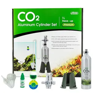 [魚樂福水族]免運 ISTA 伊士達 1L CO2鋁瓶全套組-頂級型 CO2鋁瓶 鋼瓶 電磁閥 細化器 IF-669