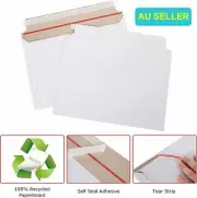 48/72PCS 23X33CM Paperboard Mailers Stay Flat Photo Document Mail Envelope Hard