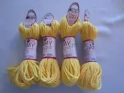 Lot 4 rolls of 2mm Sunshine Amy Braided Nylon Macrame Craft Jewelry Cord 100yds