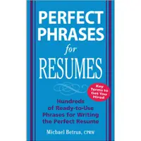 在飛比找蝦皮商城優惠-Perfect Phrases for Resumes / 