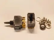 2 Carling 2GM04-D-2B-B DPDT 20A On-Off-On Toggle Switches, Screw Terminals