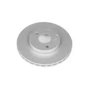 Disc Brake Rotor-Front Genuine Geomet Coated Rotor Power Stop EBR697EVC