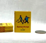 1:6 Scale CURIOUS GEORGE Miniature Playscale Readable Illustrated Book