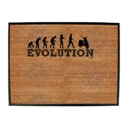 Evolution Scooter - Funny Novelty Doormat Man Cave Floor mat