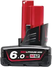 [Milwaukee] M12B6 M12 6.0Ah Redlithium-ION Extended Capacity Battery