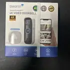 Swann SwannBuddy4K 4K Video Doorbell w/ Chime Unit SWIFI-4KBUDDY-GL - NEW SEALED