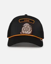 [Goorin Bros] Goorin Bros The Gb2 Lion Trucker Snapback Black - Size ONE ONE Black