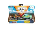 Monster Jam, Official Scooby Doo vs. Mysterty Machine Die-Cast Monster Trucks, 1:64 Scale, 2 Pack
