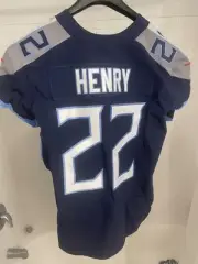 Brand New Authentic Titans Henry Nike Vapor Untouchable Jersey - Size 52