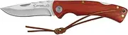 Folding Knife Camper EL29035 Wooden Knife, with Stamina Handle, 3.3 inch. (8,5cm) Blade, Total 7.4 inch. (19cm), Designed in Spain, Camping Tool for Fishing, Hiking, Sport Activity