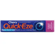 Quick-Eze Rapid Relief Chewy Forest Berry Antacid Tab X 8