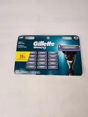 Gillette MACH 3 - 15 Cartridges (NEW). Fits All Gillette Mach3 Razors.