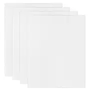 16x12" Canvas Boards for Painting, 4Pack 100%Cotton Blank Canvas Panel, White