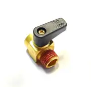 AB-9047062 1/4'' MINI BRASS BALL VALVE AIR COMPRESSOR TANK DRAIN VALVE