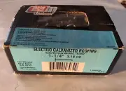 NEW (196-Pk) Gripe Rite Electro Galvanized 1-1/4" 114EGRF Roofing Nails Fas'ners
