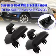 2x For Audi A3 A4 A5 Q3 Q5 B6 B8 S4 S5 TT Sun Visor Hook Clip Bracket 8U0857562A (for: Audi)