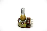 HUGHES & KETTNER A500K DUAL LOGARITHMIC POTENTIOMETER PC MOUNT FOR TRIAMP MK1