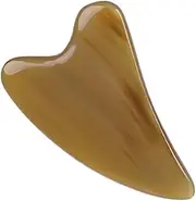 Triangle Massage Board Natural Ox Horn Scraping Tool for Back Shoulder Neck Face Instant