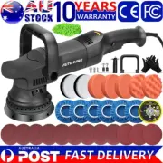 Car Polisher Buffer Dual Action Polishing Machine Orbital Polish Kit 150mm Pads