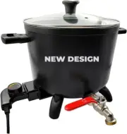 Electric Wax Melter for Candle Making, 7 Qts (14 Lbs), Soy Wax Melting Pot Kit w