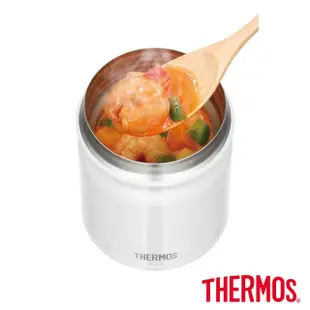 【THERMOS膳魔師】不鏽鋼迷霧綠真空食物燜燒罐500ml(JBT-500-GR)