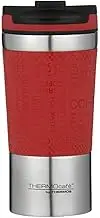 THERMOcafe by Thermos Vacuum Insulated Travel Cup, 350ml, Red, HV350DR6AUS