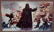 Star Wars Darth Vader Hoth Battle Glossy Print 11 x 17 In Hard Plastic Sleeve