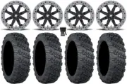 MSA Lok2 Bdlk 15" Wheels Bk 30" Versa Cross V3 Tires Polaris RZR XP 1K / PRO XP