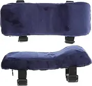 Homoyoyo 2Pcs Comfortable Armrest Pads Wear Resistant Memory Foam Arm Cushions for Office Home Chairs Ergonomic Support for Elbows Blue Color Alleviates Arm