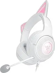 Razer Kraken Kitty V2 - Wired RGB Headset with Kitty Ears - White