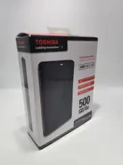 Toshiba External Hard Drive v63700-A HDTB105XK3AA 500 GB micro USB 3.0 NEW!!