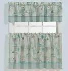 Coastal Life High Tide Tier Pair or Valance, Pick in Drop Down Menu, NEW