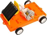 ERINGOGO 1set Solar Powered Car Model Making Kit Science Experiment Toy for Boys and Girls Assemble Solar Vehicle Model Educational Stem Project Prop Smooth Easy to Install Safe to Use