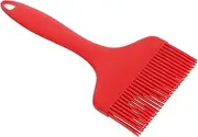 Parliky Silicone Oil Brush Silicone Basting Brush Silicone Brush Cooking Food Brush Baster Brush Cooking Brush for Oil and Sauce Kitchen Brushes Barbecue Rack Brush Pastry Brush Nylon Red