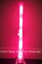 5pc LED 10 RED Wire Light Wedding Waterproof Eiffel Tower Vase DIY Decoration